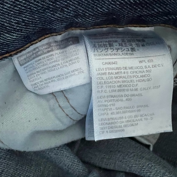 Levi's 516 Men's Slim Straight Jeans Size W 36 L 30 - Picture 9 of 10